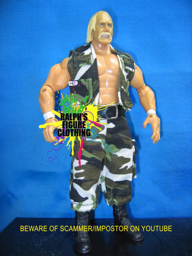 Hulk Hogan Camo Vest and Pants