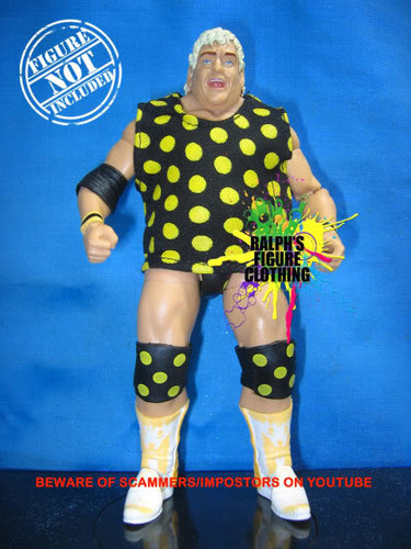 Dusty Rhodes Yellow Polka Dot Shirt