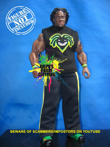 Kofi Kingston Sleeveless Shirt and Pants