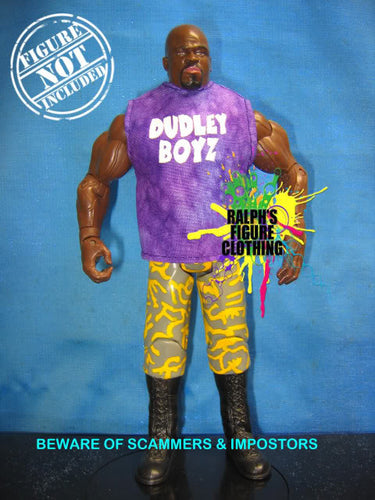 D-Von Dudley Purple Tie Dye Shirt