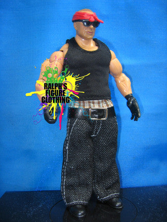 Konnan Black Shirt and Black Pants